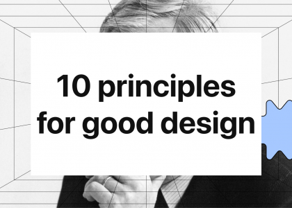 10 principles for good design